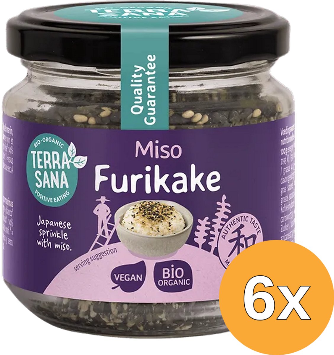 6x TerraSana Furikake Miso (75 gr)