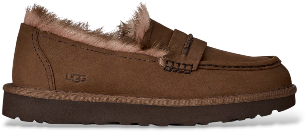 UGG Mocassins van Leer Ellis Nubuck Loafer