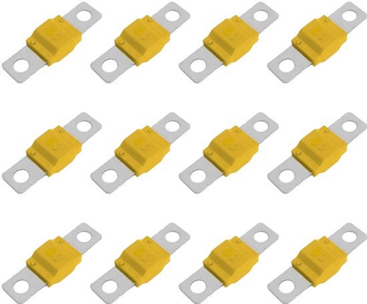 Allecto Midi Fuses 12x Vervangende Midi Fuses Hoogwaardige