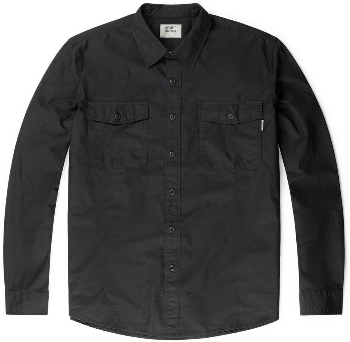 Vintage Industries Boston Heren Longsleeve - zwart - M