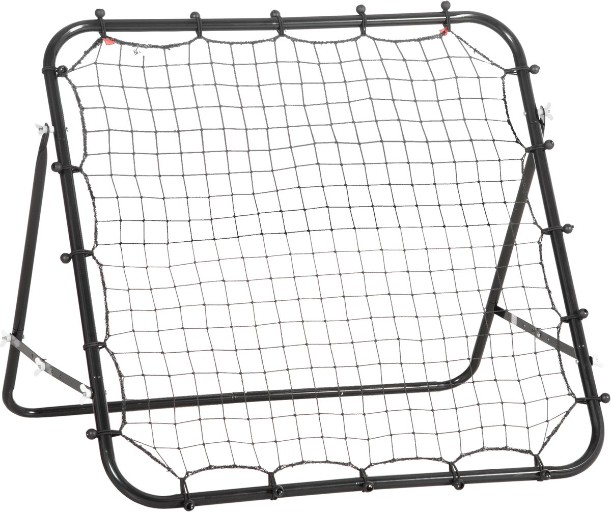 MODFU - Rebounder - Verstelbare Hoek - Opvouwbaar - Metaal - Zwart - 96 X 80 X 96 Cm