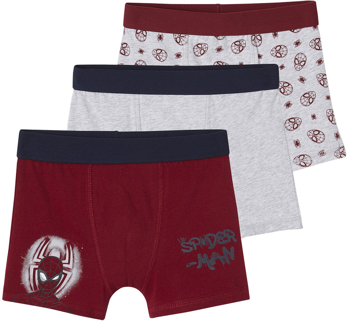 Vertbaudet Set van 3 boxers Marvel® Spider Man