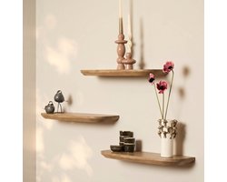 Starfurn - Wandplank Gusta - Bruin - 20x60x4 cm