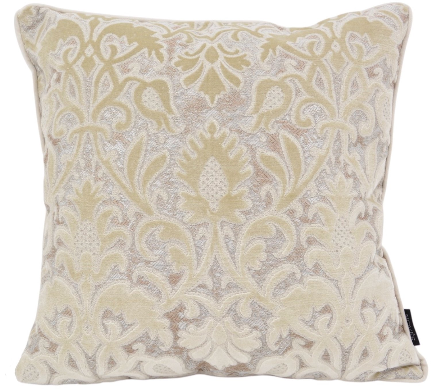NOVÉE Sierkussen Heritage Ivory | 45x45 cm | Velvet/Polyester Beige