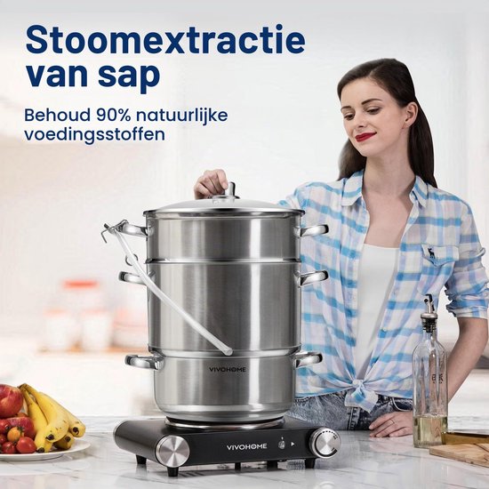Sapcentrifuge - 9L - RVS - Geschikt voor inductie — afbeelding 5
