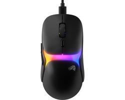 Glorious Model O3 - Gamingmuis - Bedraad - 30000 DPI - Symmetrische Vorm - RGB-Verlichting - Zwart
