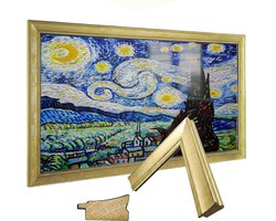 FrameVita Massief Houten TV Frame voor Samsung The Frame - Light Gold - 43"