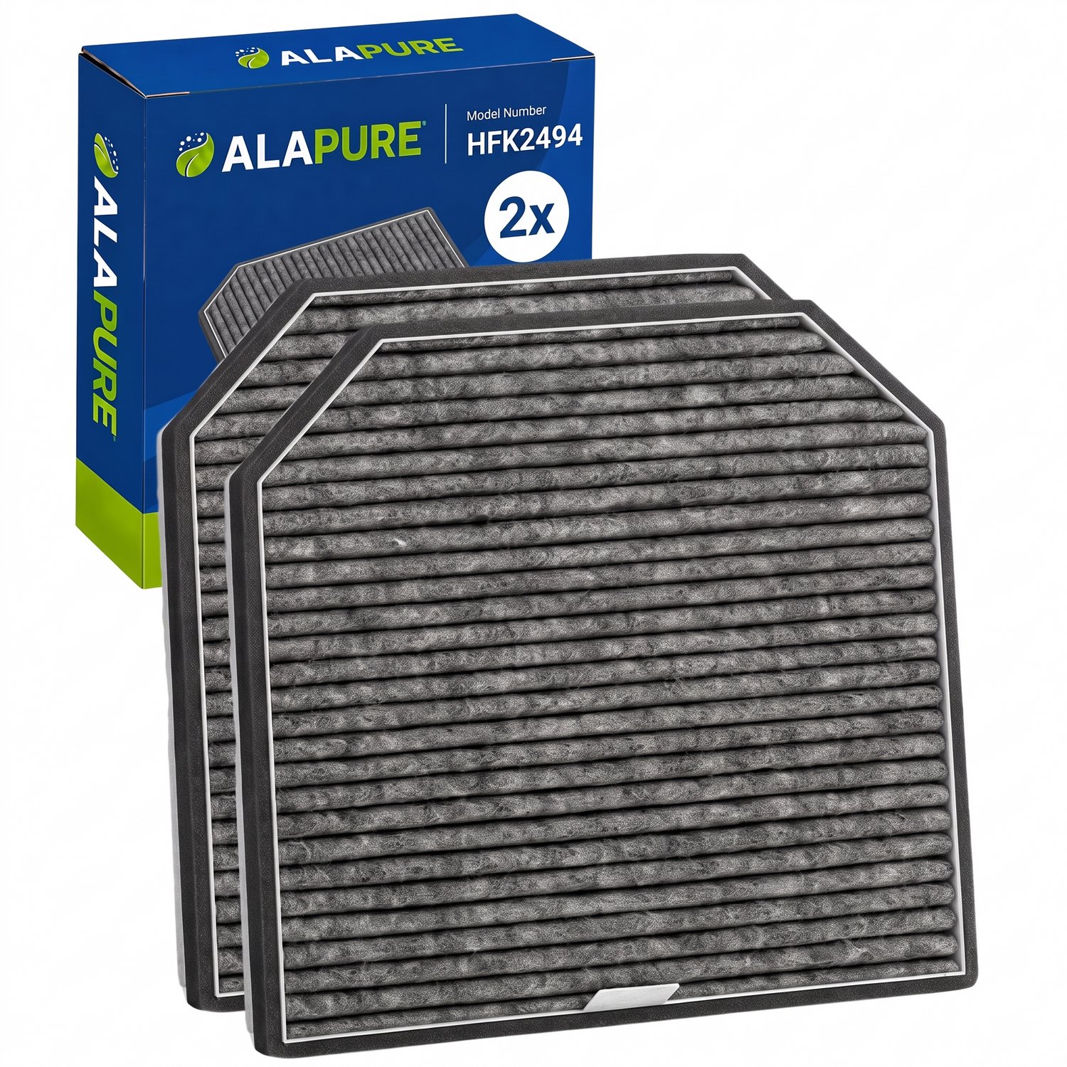 2x 2494 voor Miele Koolstoffilter D9-P