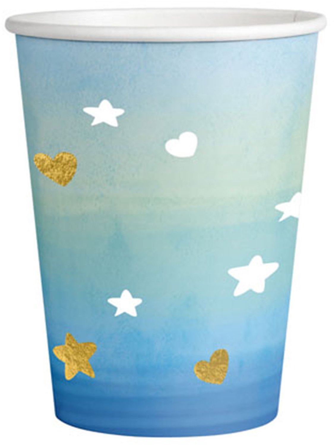 Baby Hello World Boy Paper Cup 8 stks 250 ml