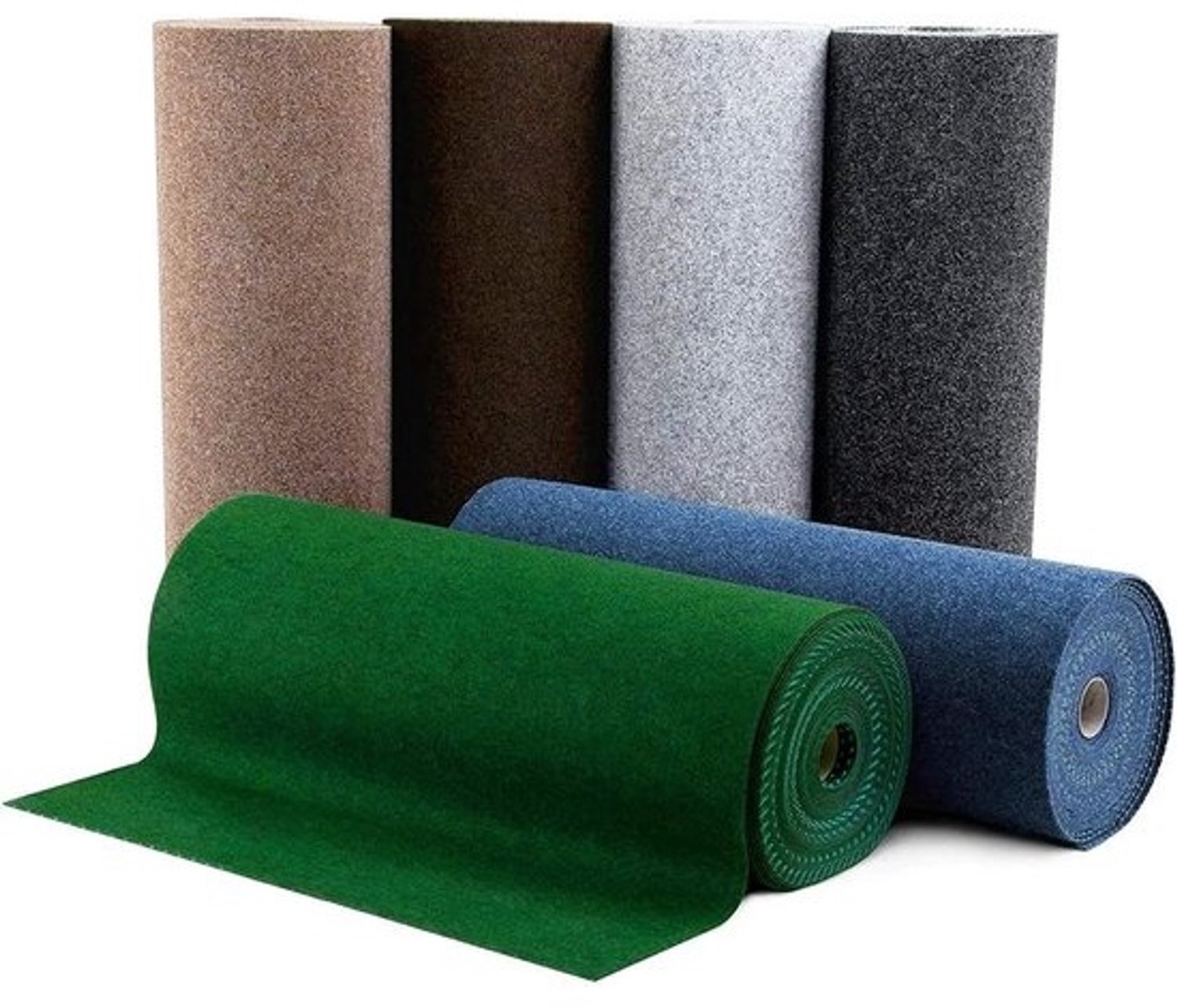 Grastapijt - Balkontapijt Buitentapijt - Terras en Balkon - Antislip Rubberen Noppen - 100 x 100 cm - Groen
