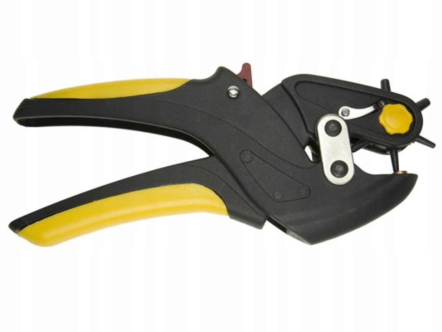 Merkloos Revolverpons 250mm voor Leer, Rubber, Karton - Diverse Gatdiameters