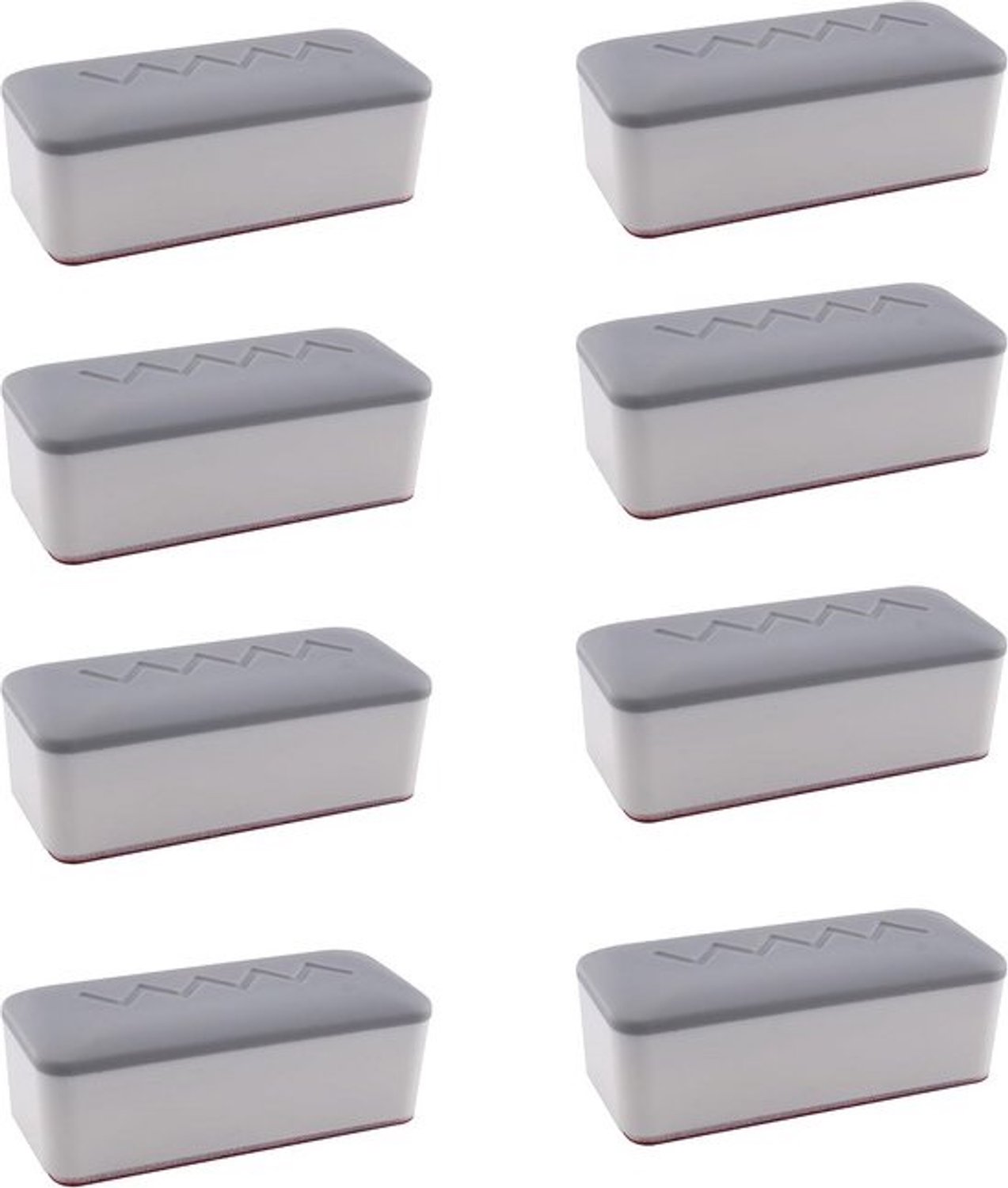 Toiletbril Bumpers - Zitting Dempers - Bescherming Zitting - Sterke Zelfklevende - 8 Stuks - Wit