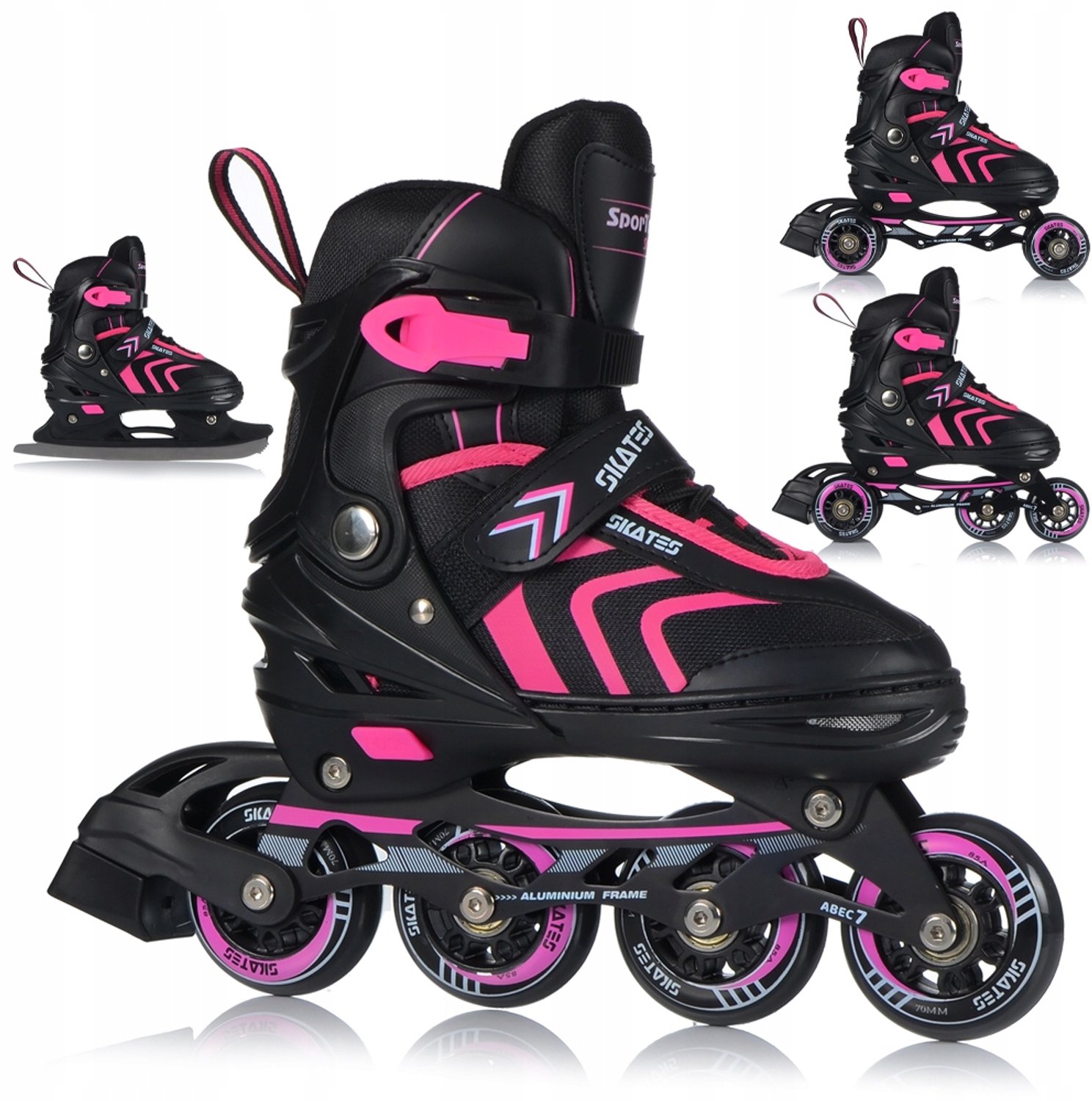 Verstelbare 4-in-1 Schaatsen/Skeelers/Rolschaatsen