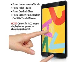 JPUNG Screen Vervanging voor iPad 6 (6e generatie 2018), alleen voor A1893 A1954, Touchscreen glass digitizer met - ShopVlot