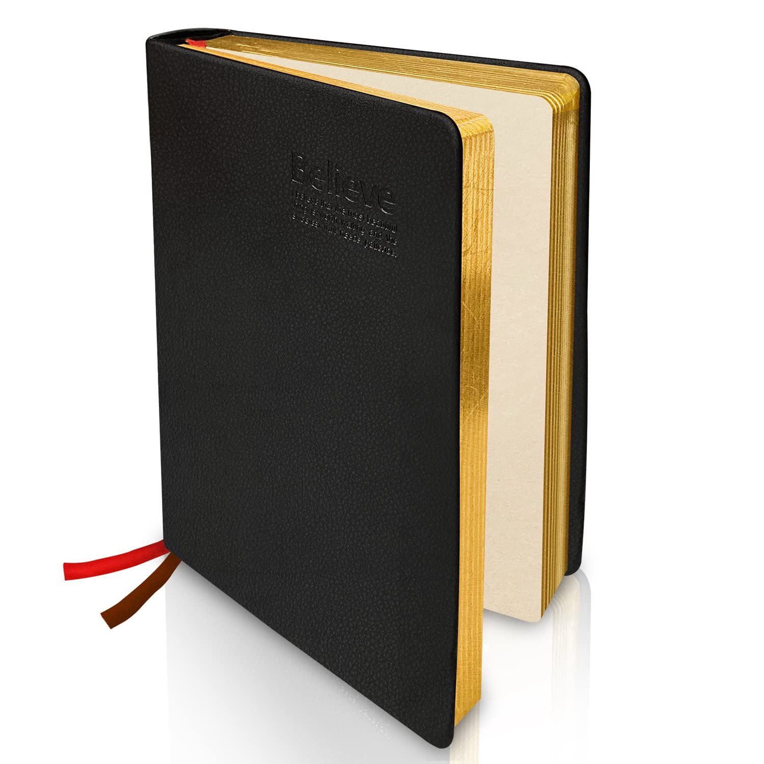 Notitieboek - Bruin - A5 - PU-leer - Voor Creatieve Geesten