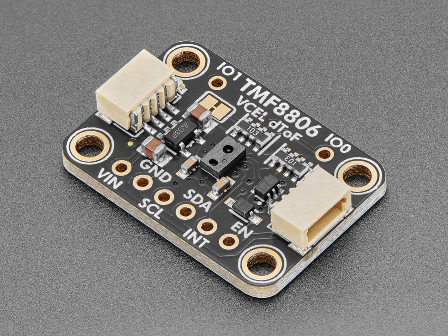 TMF8806 Time-of-Flight Afstandssensor 10mm–5m – STEMMA QT / Qwiic – Adafruit 6501
