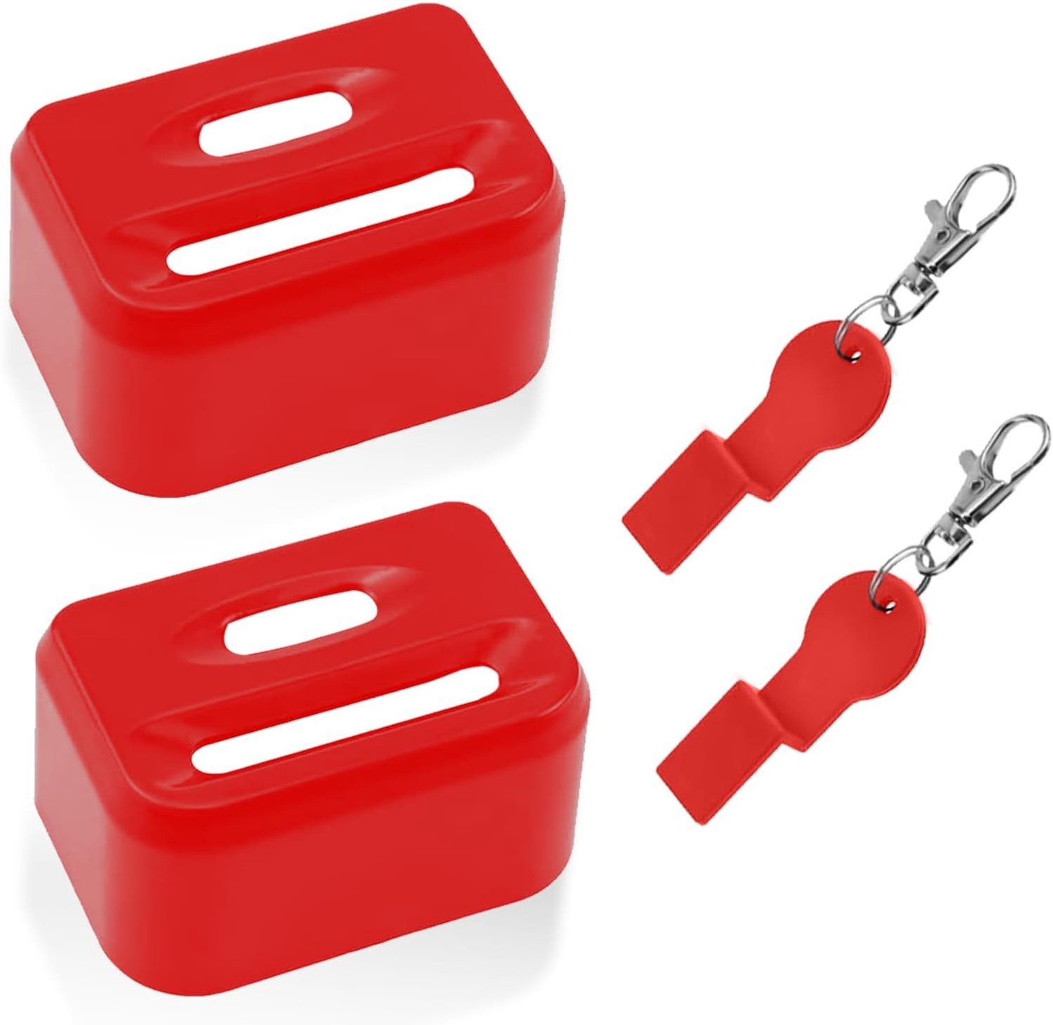 Set van 2 Veiligheidsgordel Klemmen, Gordelvergrendelingen, Bescherming voor Kinderzitjes en Autogordels