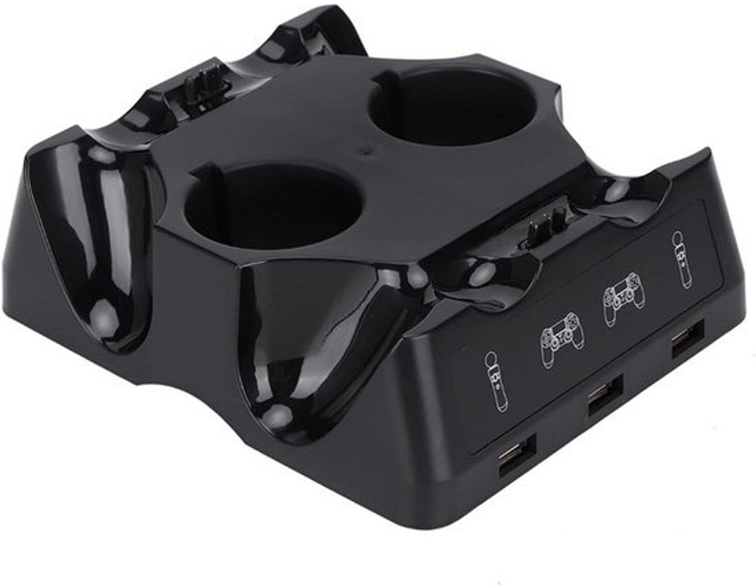 Oplaadstation - 4 USB-poorten - Voor VR- en Move-controllers