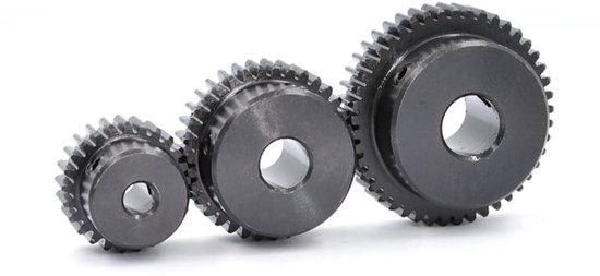 2 stuks 0,8 module 50T/55T rechte tandwielen 45# stalen CNC transmissie-naaf tandwielgat 6 mm/8 mm/10 mm/12 mm rondsel voor CNC-apparatuur(0.8 Module 50T Hole 10mm) — afbeelding 5