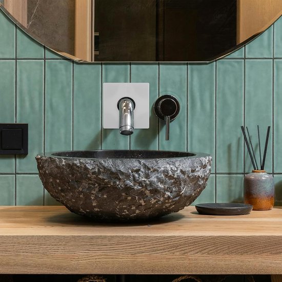 4 Stuks Zelfklevende Vierkante Muurbuisafdekkingen Decoratieve Split Escutcheon Platen voor Badkamer Waterleiding Wandbescherming Universele Loodgietersplaten voor Douchekranen — afbeelding 5