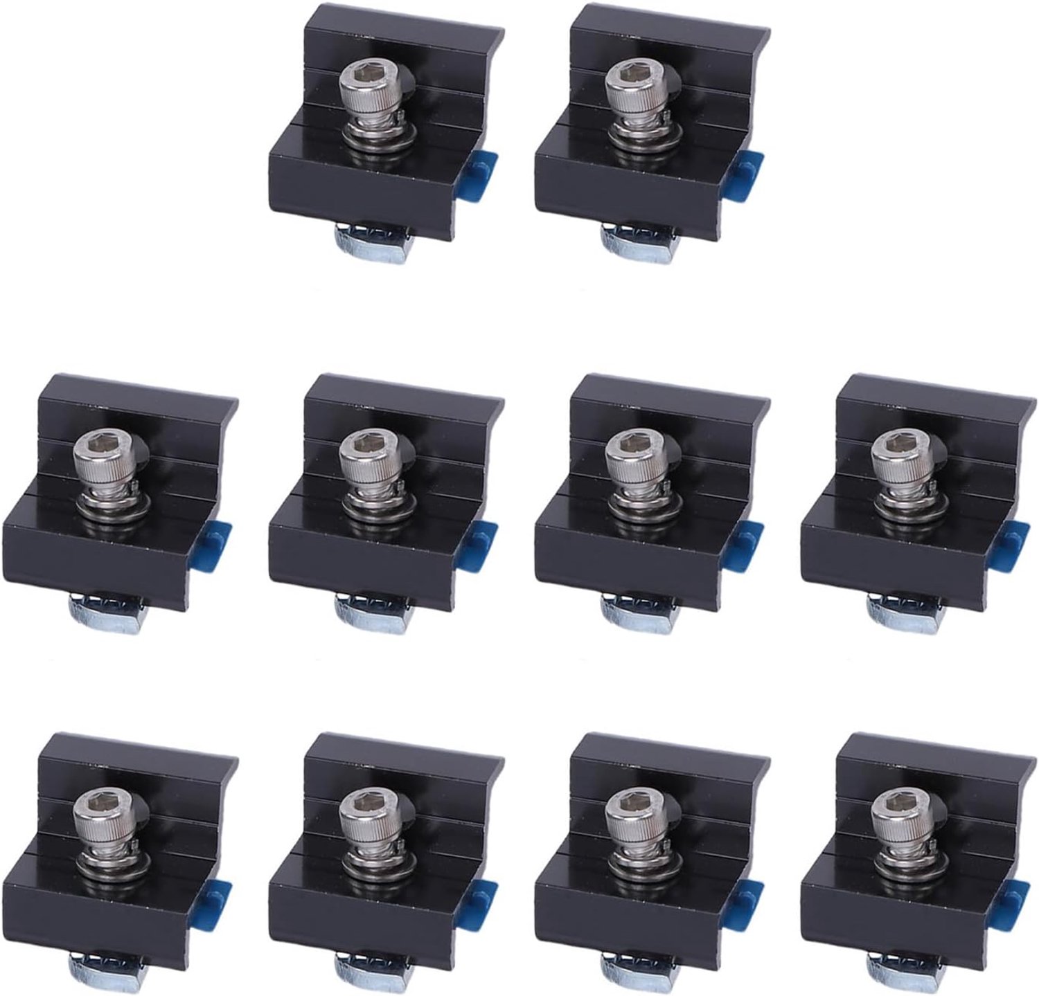 Hyuduo Zonepaneel Eindklem 30mm 35mm Aluminium Beugels met Schroeven voor