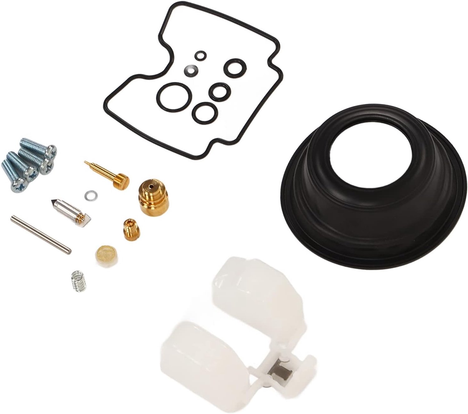 Aramox Carburetor Repair Kit, 4 Sets Carburetor Repair Kit Carburetor Parts for GSX750F Katana 1998-2006 Gsf1200 Bandit GSX 750F GSF 1200
