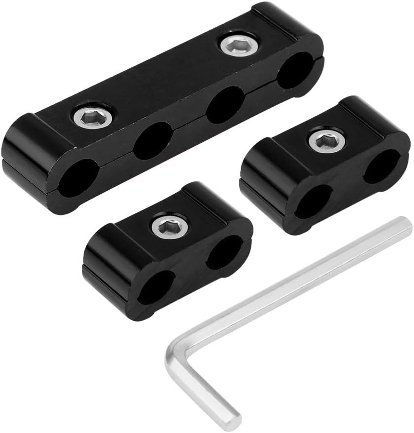 Aluminiumlegering Bougiekabelscheider, 8 Mm 9 Mm 10 (BLACK)