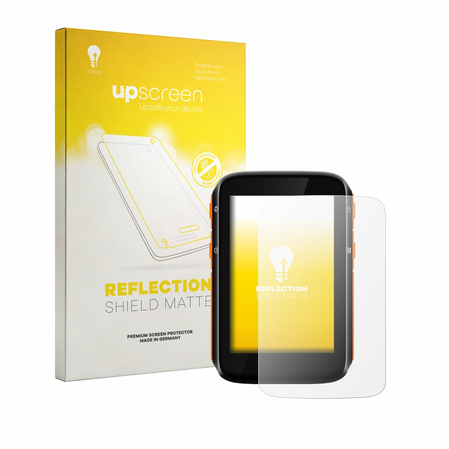 upscreen - Screenprotector voor CooSpo BC200 2024 - Folie Beschermfolie anti glare matte
