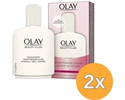 2x Olay Essential Beauty Fluid Lotion (100 ml)