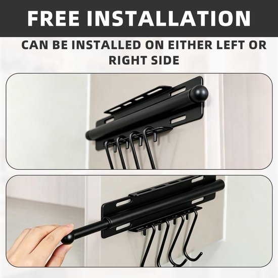 Opvouwbaar kledingrek met haken, opvouwbare reiskleerhanger met zuignap, 2-in-1 wasrek voor wandmontage, kledingstang voor huisdieren, badkamer, slaapkamer en reizen, kristalwit — afbeelding 3