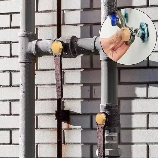 2 stuks blinde stoppen, afsluitdop 3/8 inch met rubberen afdichtingen, messing kap zeskant, slangdoppen, schroefdop voor tuin, waterleiding — afbeelding 3