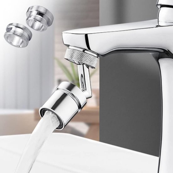 2 Stuks Kraanadapter 22mm naar 24mm Metalen Adapter Tap Beluchter 22mm naar 28mm Metalen Keukenkraan Aansluiting voor Tuinslang Waterfilter Keukenkraan Badkraan Standaard Slang via Omleider — afbeelding 4