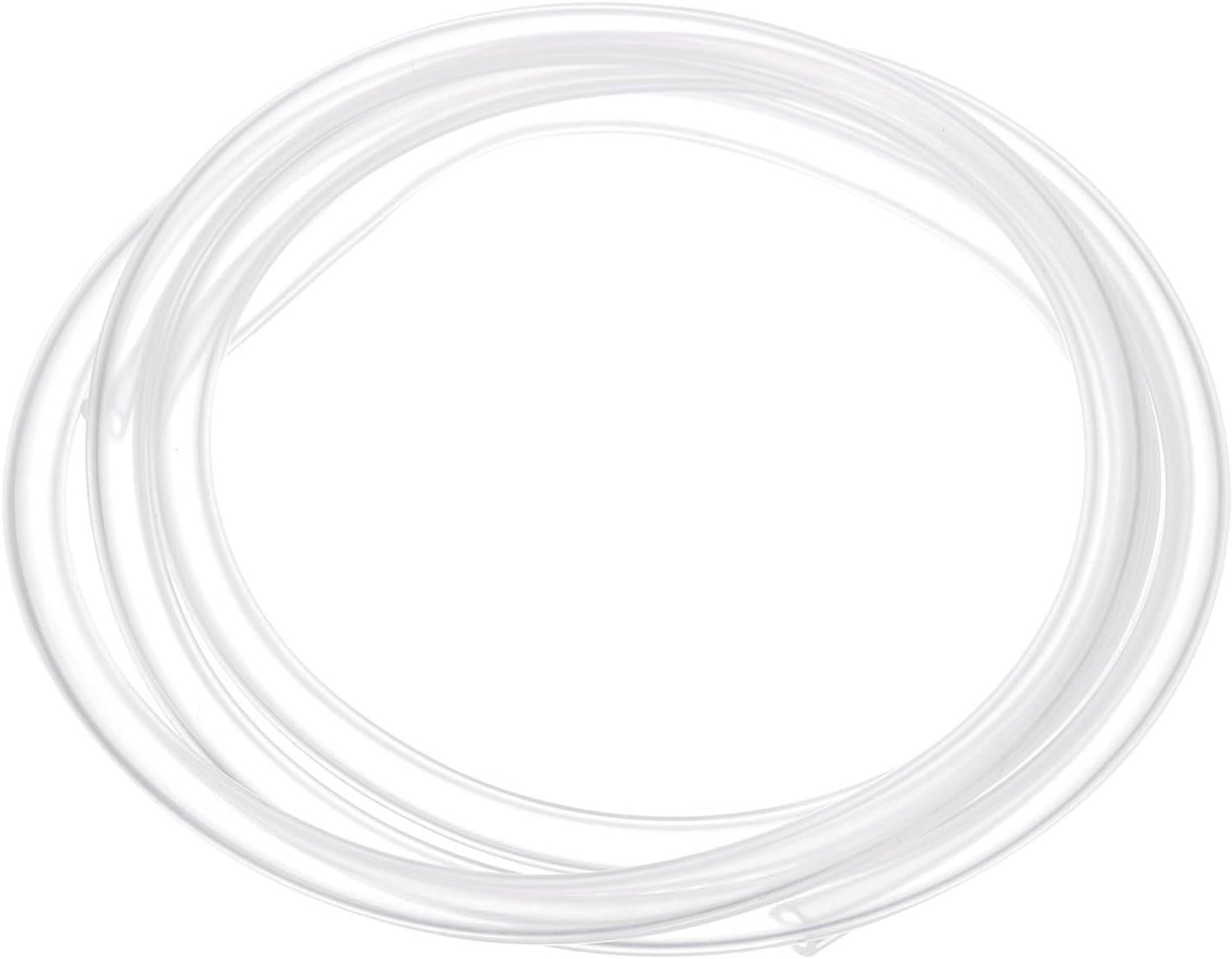 3/16" ID x 5/16" OD Siliconen Slang, 1 Rol van 3.3ft, Flexibele Doorzichtige Slang voor Thuisbrouwerij, Water- en Luchttransport, Vloeistofoverdracht