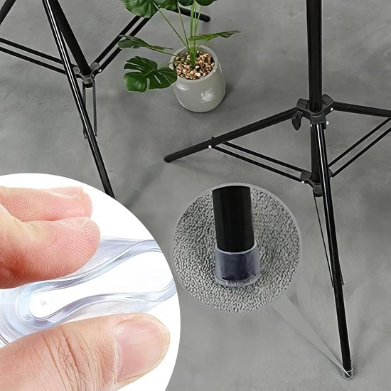 32 stuks ovale stoeldoppen, rubberen stoeldoppen voor stoelen, ovale voetkussens, stoelpootdoppen, 15 mm x 30 mm eindkappen voor buisinzetstukken, meubels — afbeelding 2