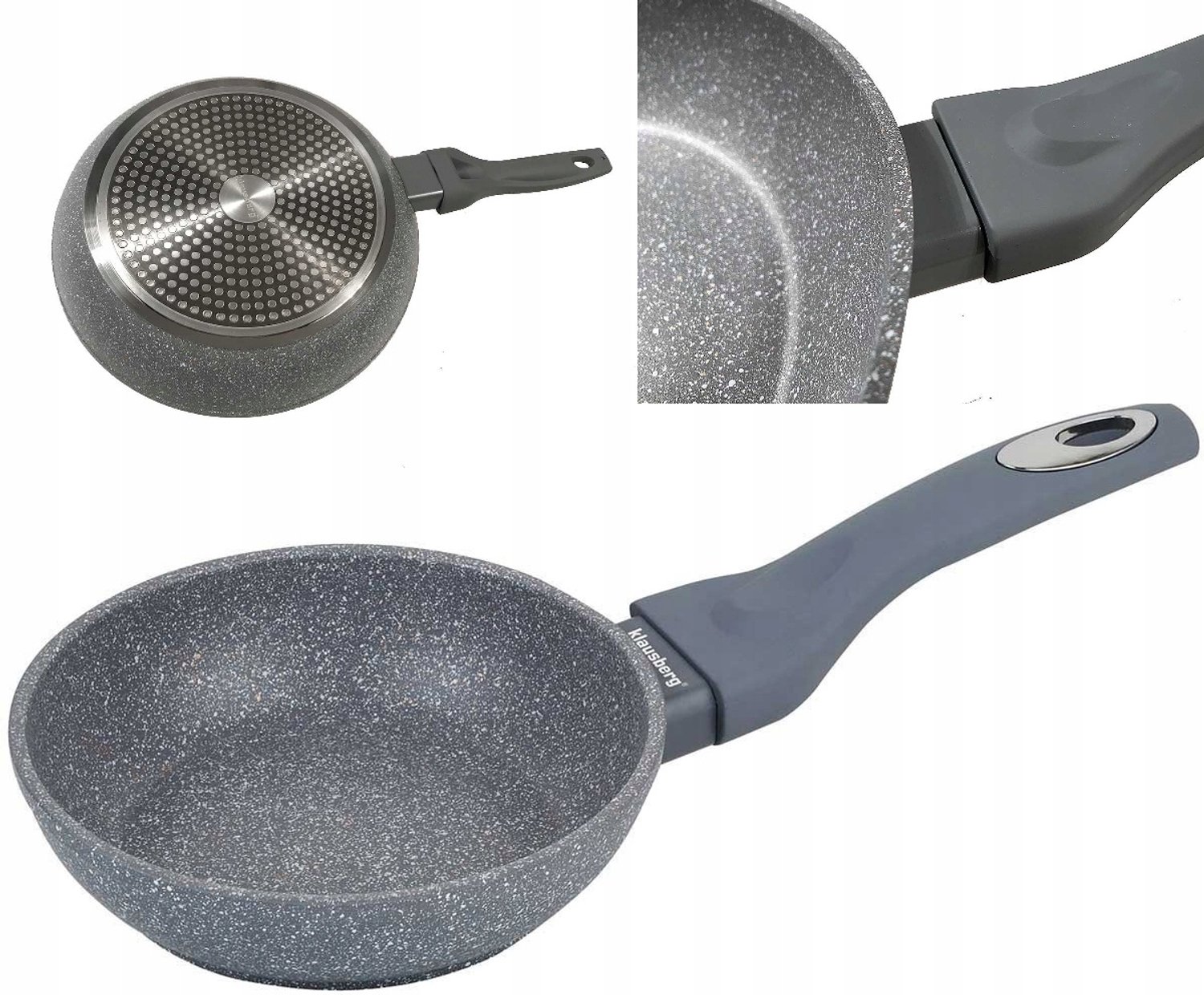 Traditionele Granieten Koekenpan - Ø 20 cm - Antraciet