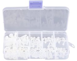 Milieuvriendelijke M2 M2.5 M3 M4 M5 Schroef Moer Ring Assortiment Kit 150