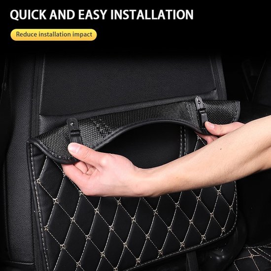 2 stuks autostoel rugleuning anti-kalk pad voor Benz S-klasse / klasse Coupe C126 C140 Cabrio A217, autostoelbescherming met vuilafstotende tas, pad achterbank, S-groen — afbeelding 4