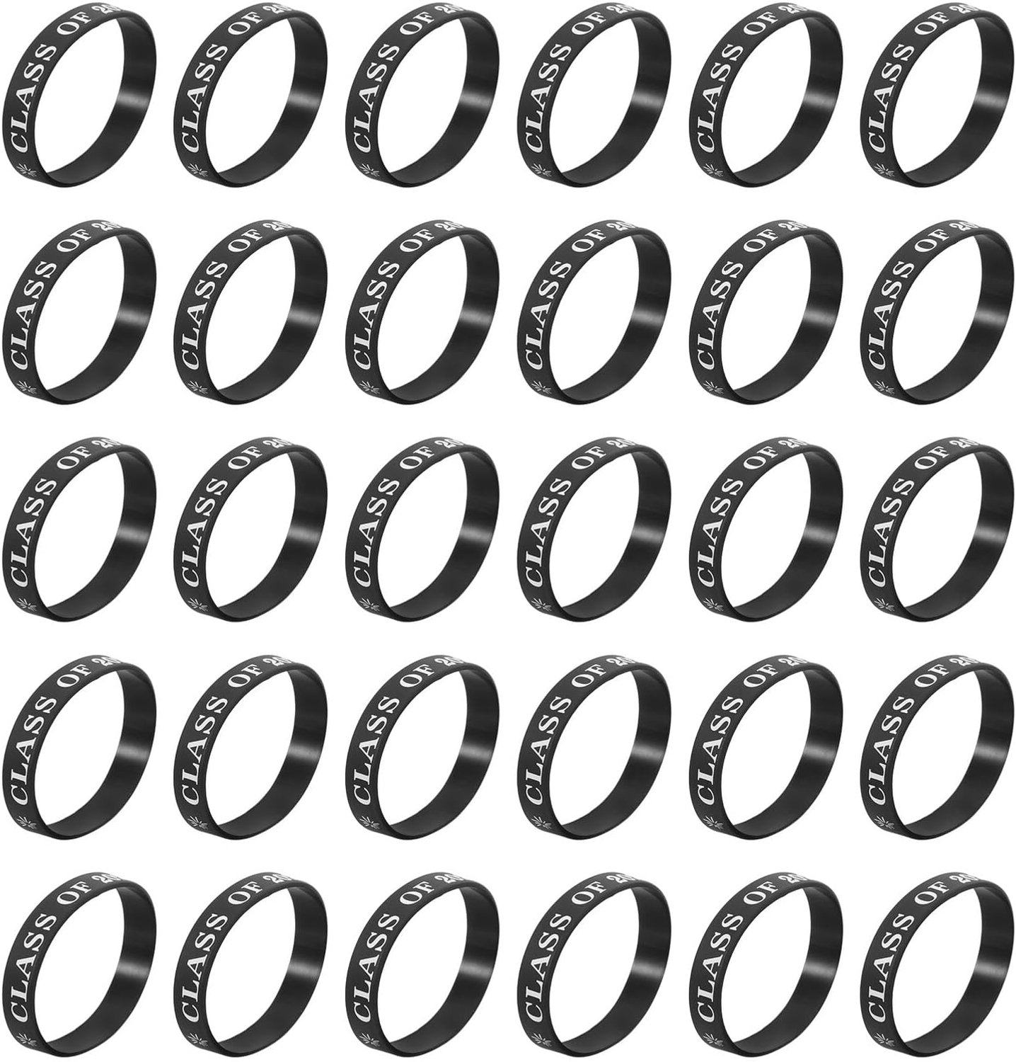 Class of Afstudeerpolsbandjes van Silicone Comfortabele Graduation Armbanden voor Studenten Gasten Feestelijke Herinnering voor Afstudeerfeest in