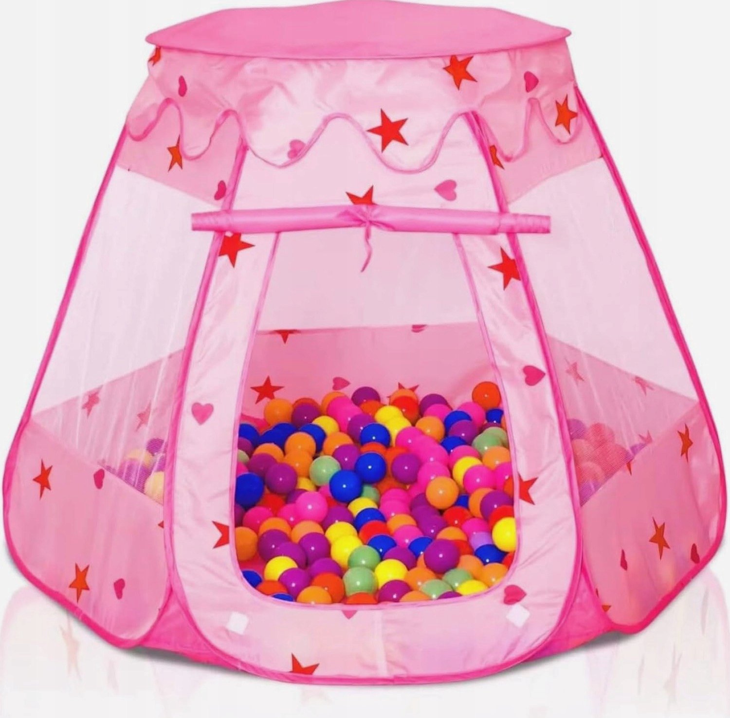 Opvouwbare Prinsessen Speeltent voor Kinderen - Roze, 115x90cm
