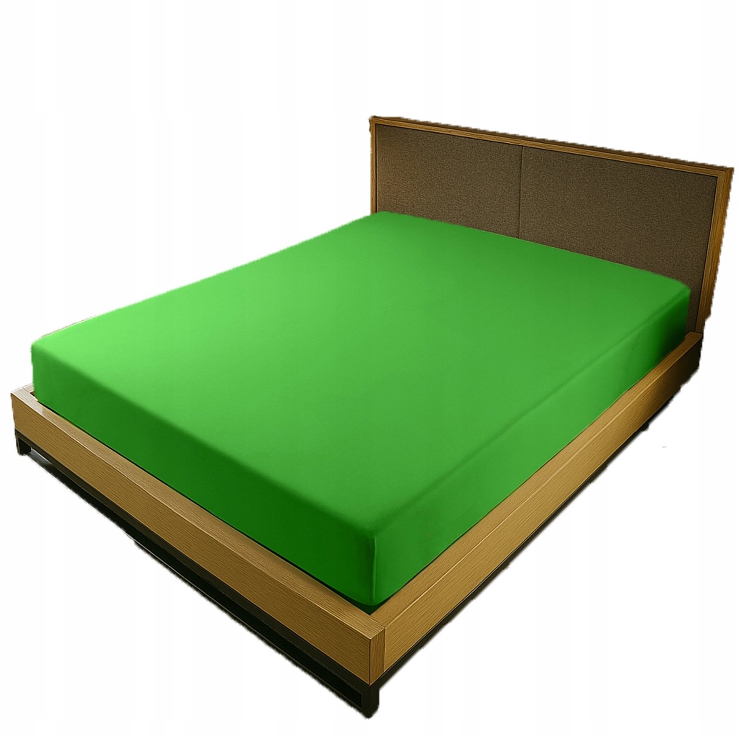 Kam-Pol Jersey Hoeslaken met Elastiek 60x120cm Lichtgroen - 100% Katoen