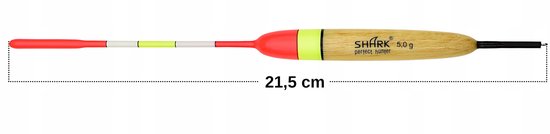 SHARK Doorvoerspoeler Balsa 5,0g / 21,5cm - Perfecte Kwaliteit — afbeelding 2