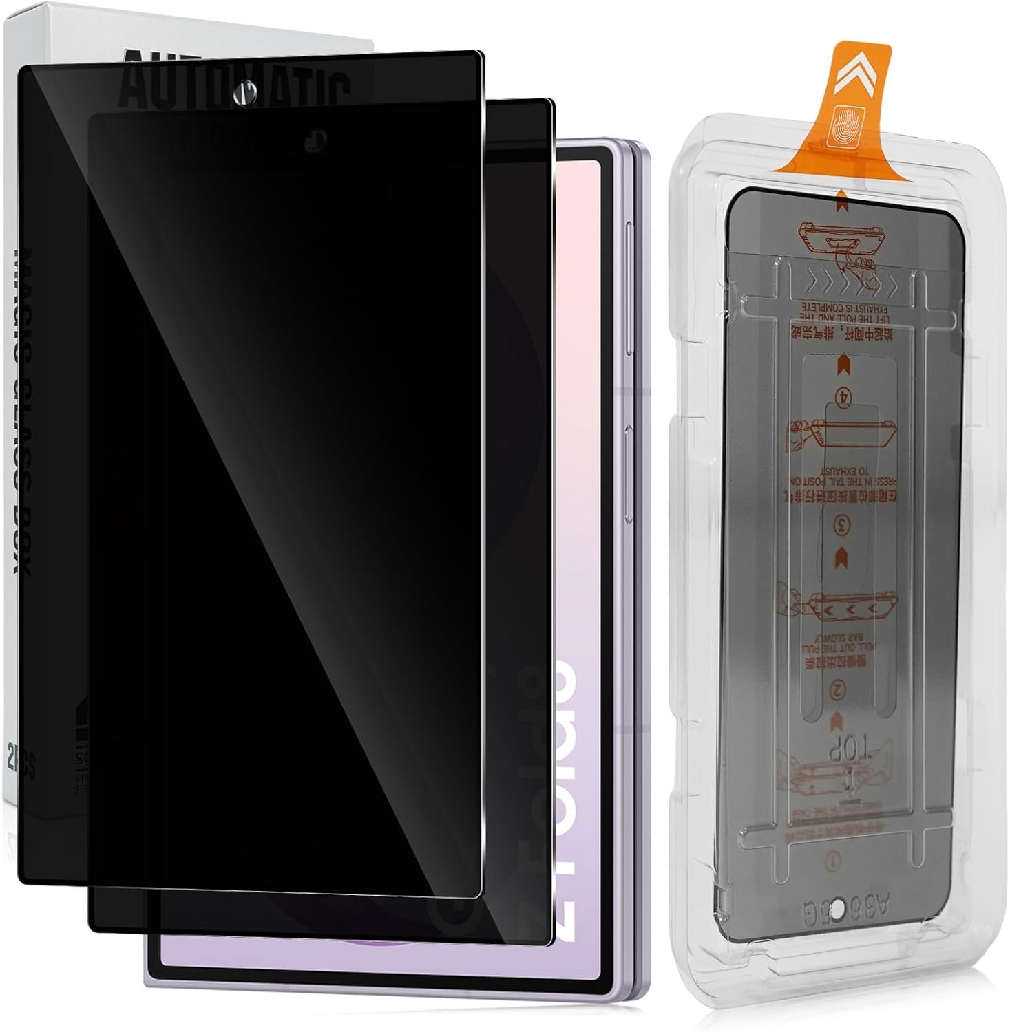 Inkijkbescherming voor Samsung Galaxy Z Fold 8 5G met auto-installatie