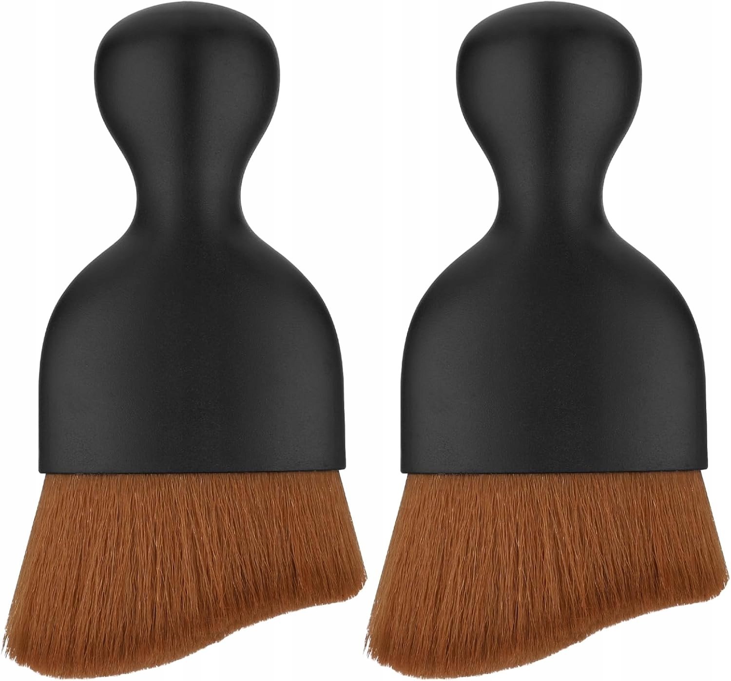 Set van 2 Zachte Interieur Auto Borstels - Merkloos