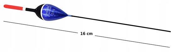 SHARK Balsa Dobber 2g / 16cm - Hoge Kwaliteit Vissersdobber — afbeelding 2