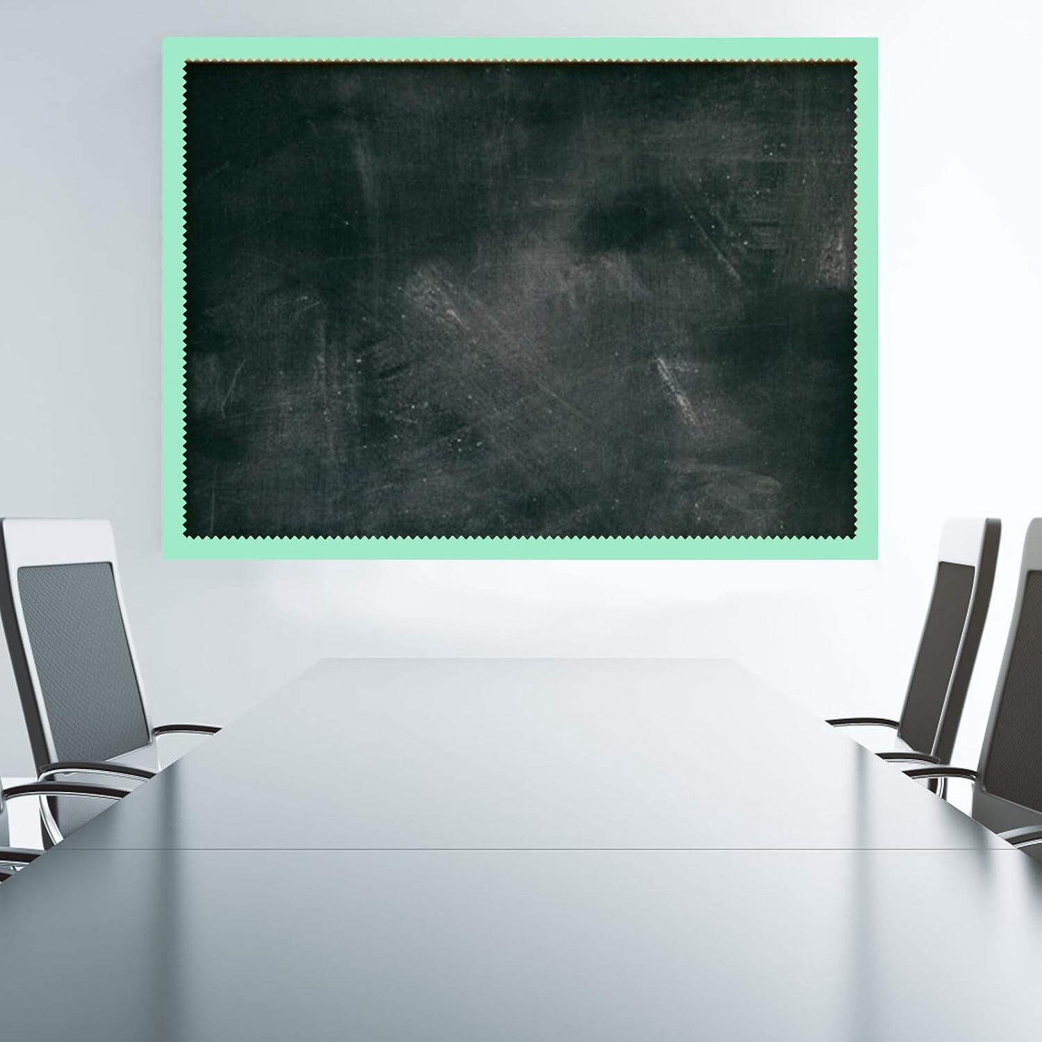Happyyami Zelfklevende Schoolbord Randsticker Decoratieve Afneembare Border Trim Groen voor School Feest Classroom Muurdecoratie