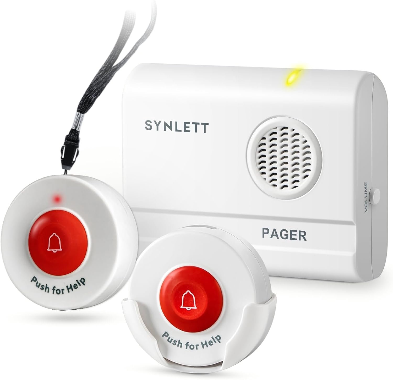 Care pager with 2 wireless call buttons for seniors - ShopVlot