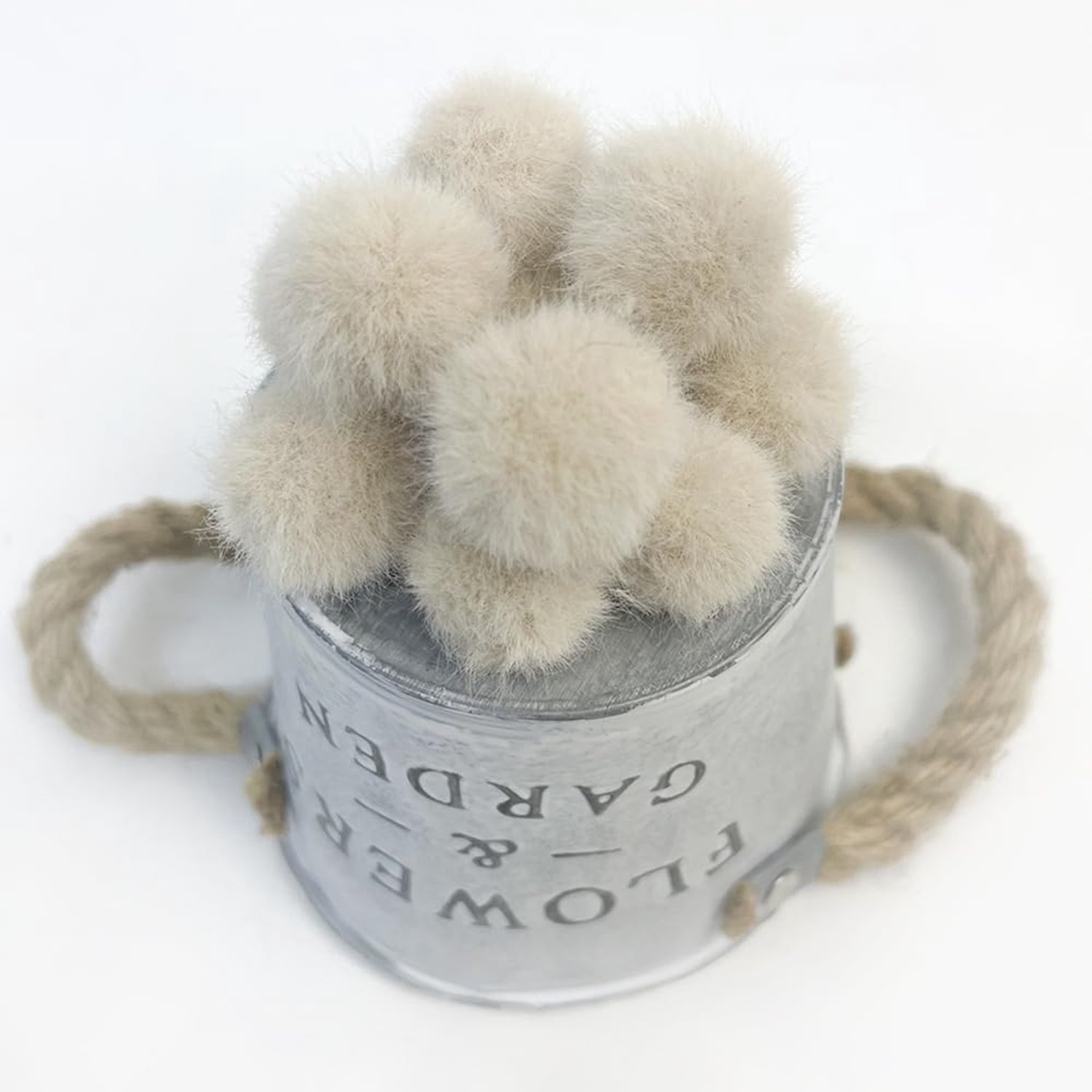 2-3 cm Kunstbont Pompon Bontpompon voor mutsen, bont, pluizige pomponbal Kunstbont Bommel voor mutsen, schoenen, sjaals, tassen, sleutelhangers, DIY creatief handwerk, abrikoos, 100 stuks