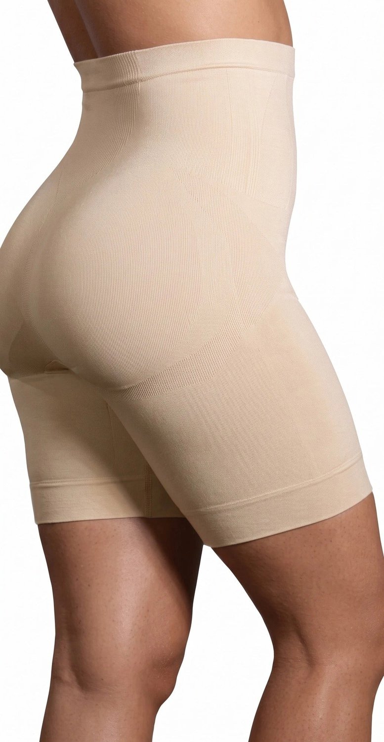 J&C correctie dames boxershort lang - S - Beige