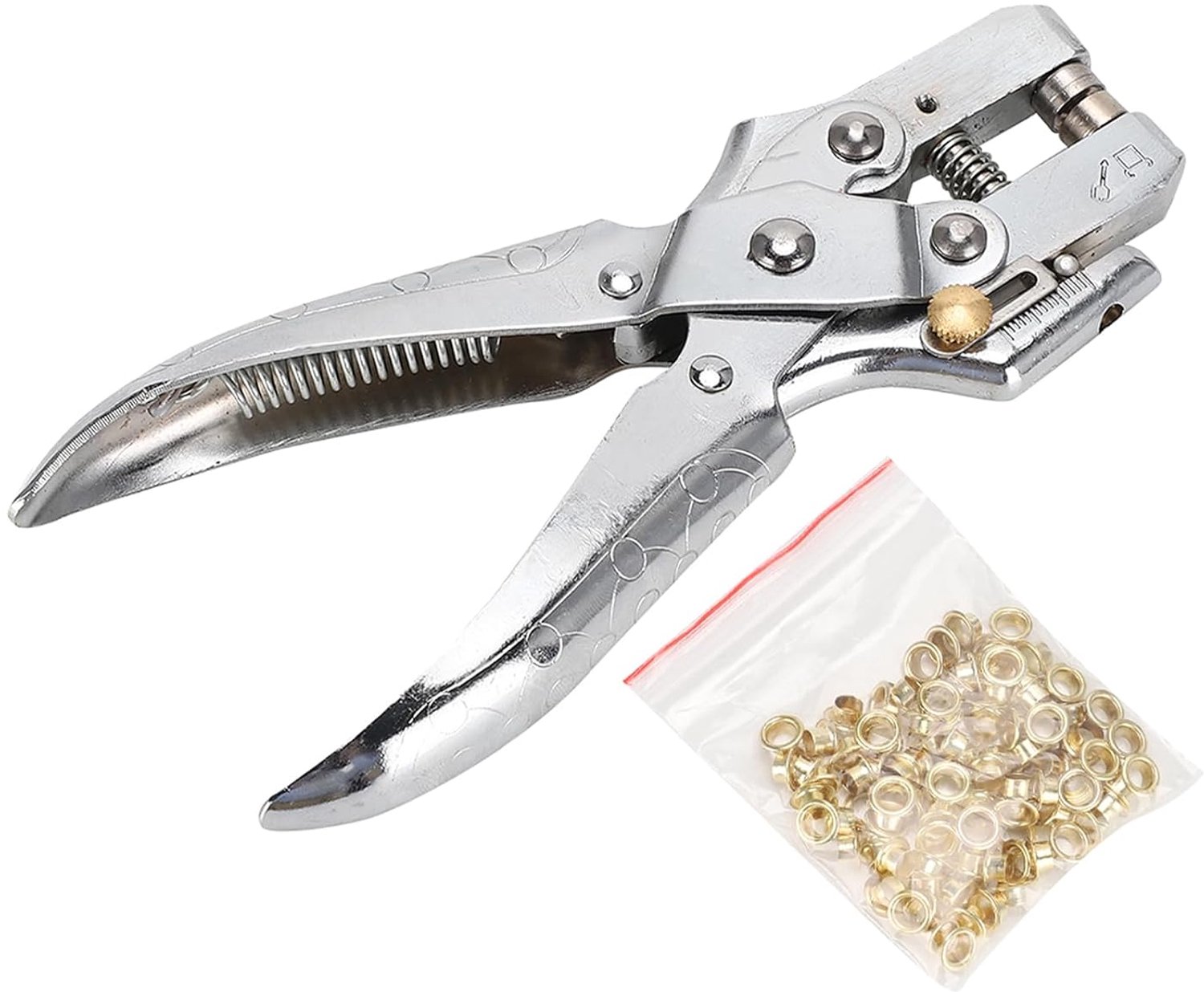 Ponstang Goede kwaliteit Kleine perforator Staal Gegalvaniseerd oogje Gatriem Stof Perforator voor leer Voor leerbewerking