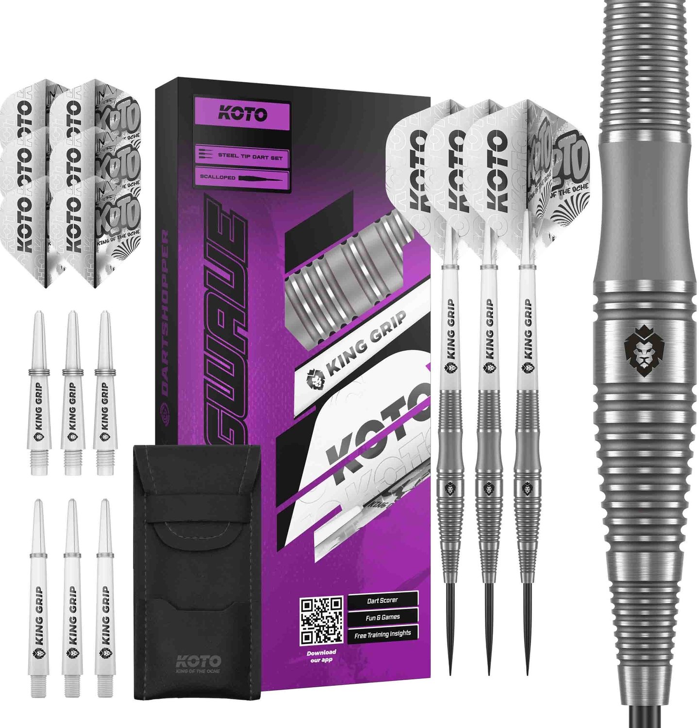 KOTO Kingwave Scallop 90% - Dartpijlen 24 gram